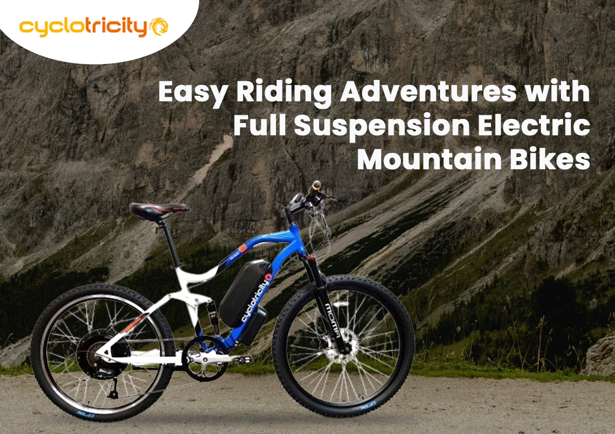 Full Suspension Electric Mountain Bikes